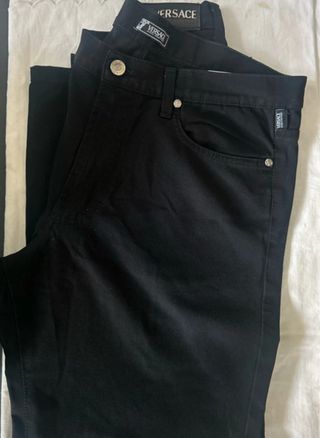 Pantaloni Uomo Versace Neri