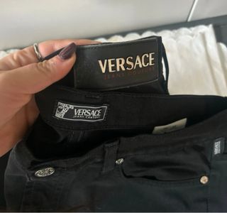 Pantaloni Uomo Versace Neri