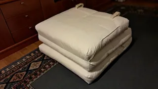 Sofá cama Futón individual de madera 70 x 200 cms