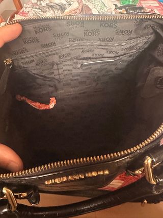Borsa Michael Kors Pelle e Camoscio Nera