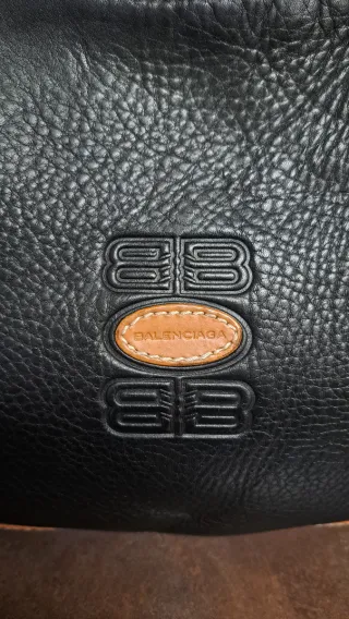 Bolso Balenciaga Piel Negro y Marrón