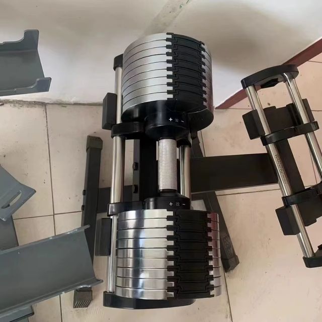 Set de mancuernas ajustables hasta 45 kg