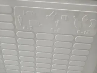 Congelatore orizzontale bianco