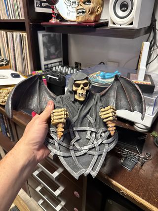 Portacandele da parete in resina Terror