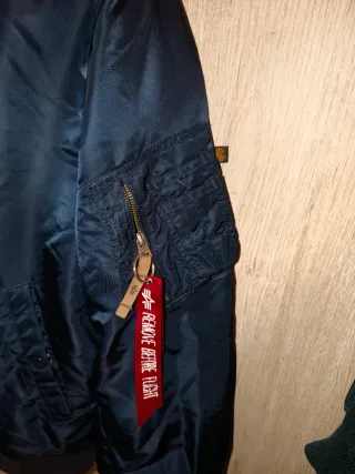 Chaqueta Alpha Industries MA1 Azul