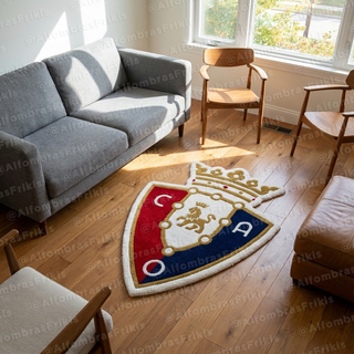 Alfombra Osasuna Escudo Fútbol