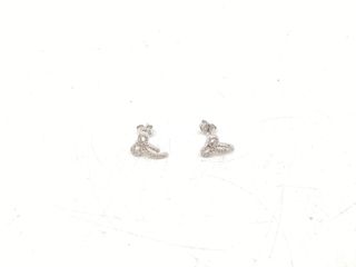 pendientes plata 925mm con piedra con circonita