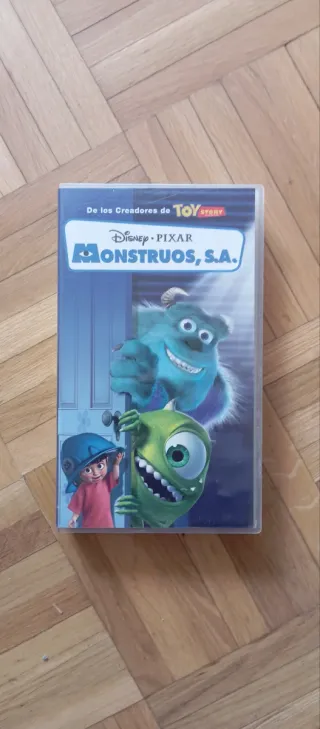Cinta VHS Monstruos S.A. Disney Pixar