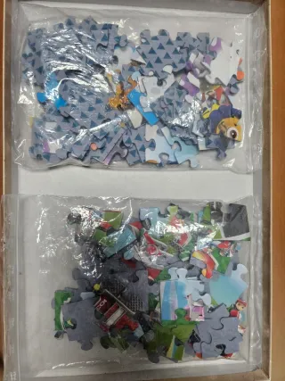 Lote 10 Puzzles patrulla canina