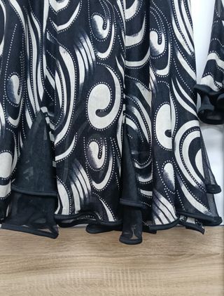 Conjunto vintage H. NADAL falda y blusa L/XL