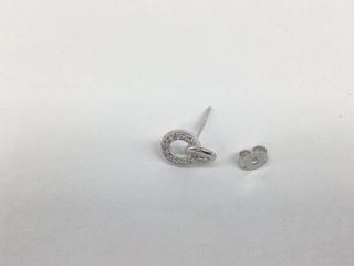 pendientes plata 925mm con piedra con circonita