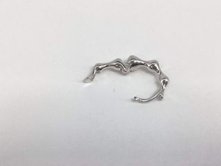 argollas plata 925mm