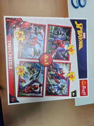 Puzzles Avengers y Spiderman 7 puzles total
