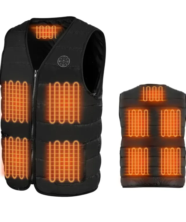 Chaleco Calefactable Unisex Negro(sin batería)