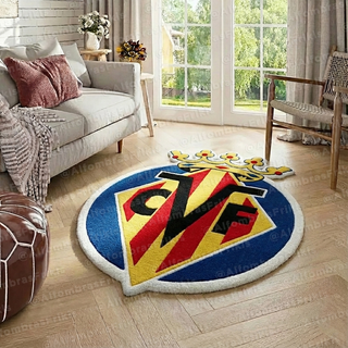 Alfombra Villarreal Escudo Fútbol