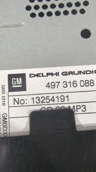 Opel 13254191 sistema audio / radio corsa d 146394