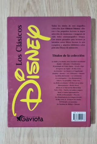 Clásico cuento Disney, "Blancanieves". GAVIOTA.