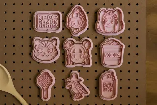 Cortadores Galletas Kpop Demon Hunters