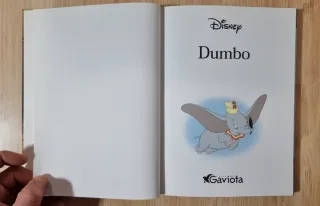 Clásico cuento Disney, "Dumbo". GAVIOTA.