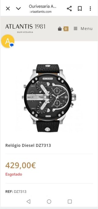 reloj Diesel original modelo DZ7313 Impresionante