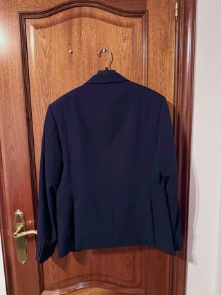 Chaqueta Americana Zara Azul