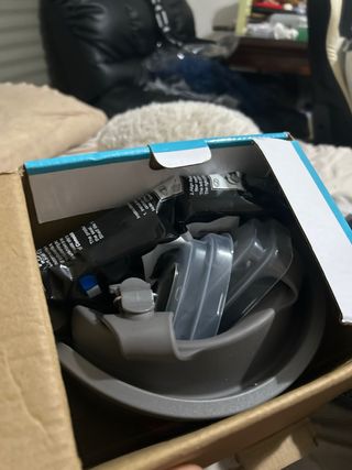 Máscara respiratoria reutilizable con filtro