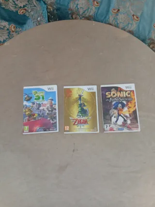 Lote 3 Giochi Wii: Zelda, Sonic, Planet 51