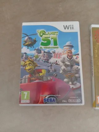 Lote 3 Giochi Wii: Zelda, Sonic, Planet 51