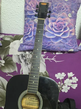 Guitarra Acústica Negra