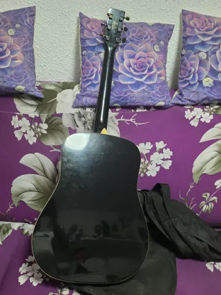 Guitarra Acústica Negra