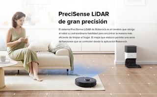 ROBOROCK Q7 MAX PLUS ,REACONDICIONADO señales de uso, Q7 max+ ROBOT ASPIRADOR + ESTACION AUTO VACIADO, negro