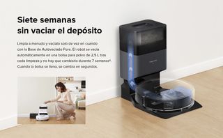 ROBOROCK Q7 MAX PLUS ,REACONDICIONADO señales de uso, Q7 max+ ROBOT ASPIRADOR + ESTACION AUTO VACIADO, negro