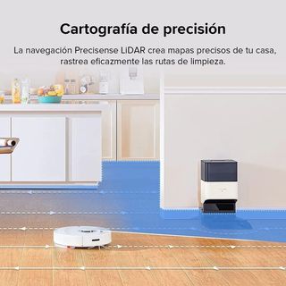 ROBOROCK Q7 MAX PLUS ,REACONDICIONADO señales de uso, Q7 max+ ROBOT ASPIRADOR + ESTACION AUTO VACIADO, blanco