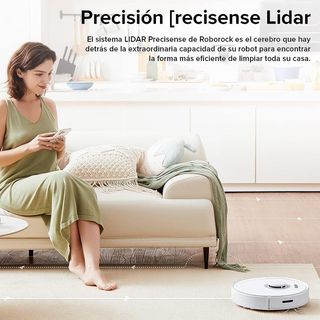 ROBOROCK Q7 MAX PLUS ,REACONDICIONADO señales de uso, Q7 max+ ROBOT ASPIRADOR + ESTACION AUTO VACIADO, blanco