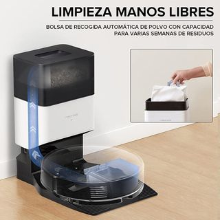 ROBOROCK Q7 MAX PLUS ,REACONDICIONADO señales de uso, Q7 max+ ROBOT ASPIRADOR + ESTACION AUTO VACIADO, blanco