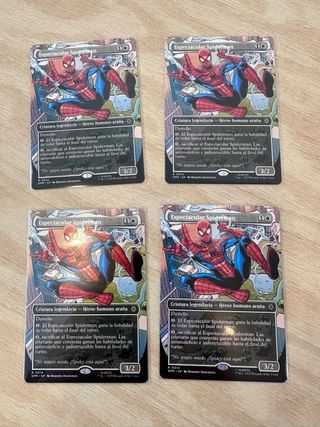 4x Magic The Gathering Espectacular Spiderman