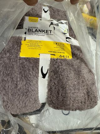 Manta Sherpa Polar Gris 130x180cm