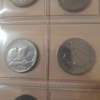 2 Monete da 5 Lire Uva