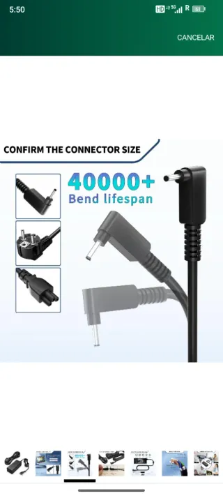 Cargador Portátil Aspire 45W