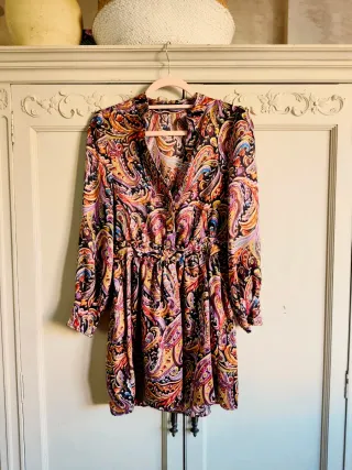 Vestido Boho Cachemira Talla XS