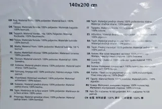 Tappeto moderno beige onde stilizzate