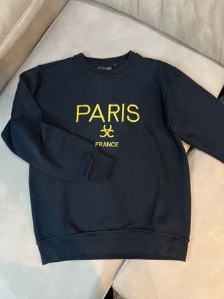 Sudadera Negra Paris France