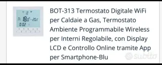 Termostato Digitale Wireless Bianco