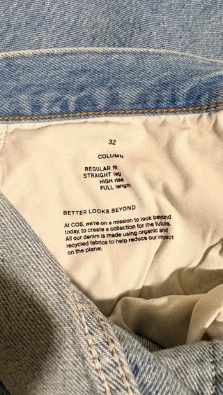 Vaqueros COS Talla 32 Hombre