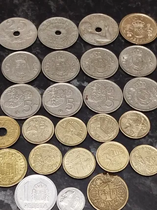 Lote 25 Monedas Españolas Variadas