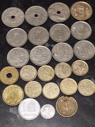 Lote 25 Monedas Españolas Variadas