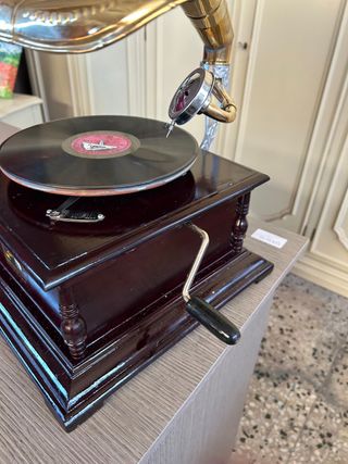 Grammofono His Master's Voice funzionante