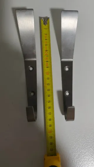 2 Ganchos Percheros Ikea Metal