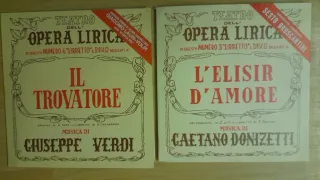 Libretti Opera Lirica con Disco da collezione