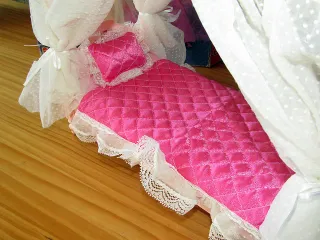 Letto con luci Barbie Mattel Spagna 1986 completo